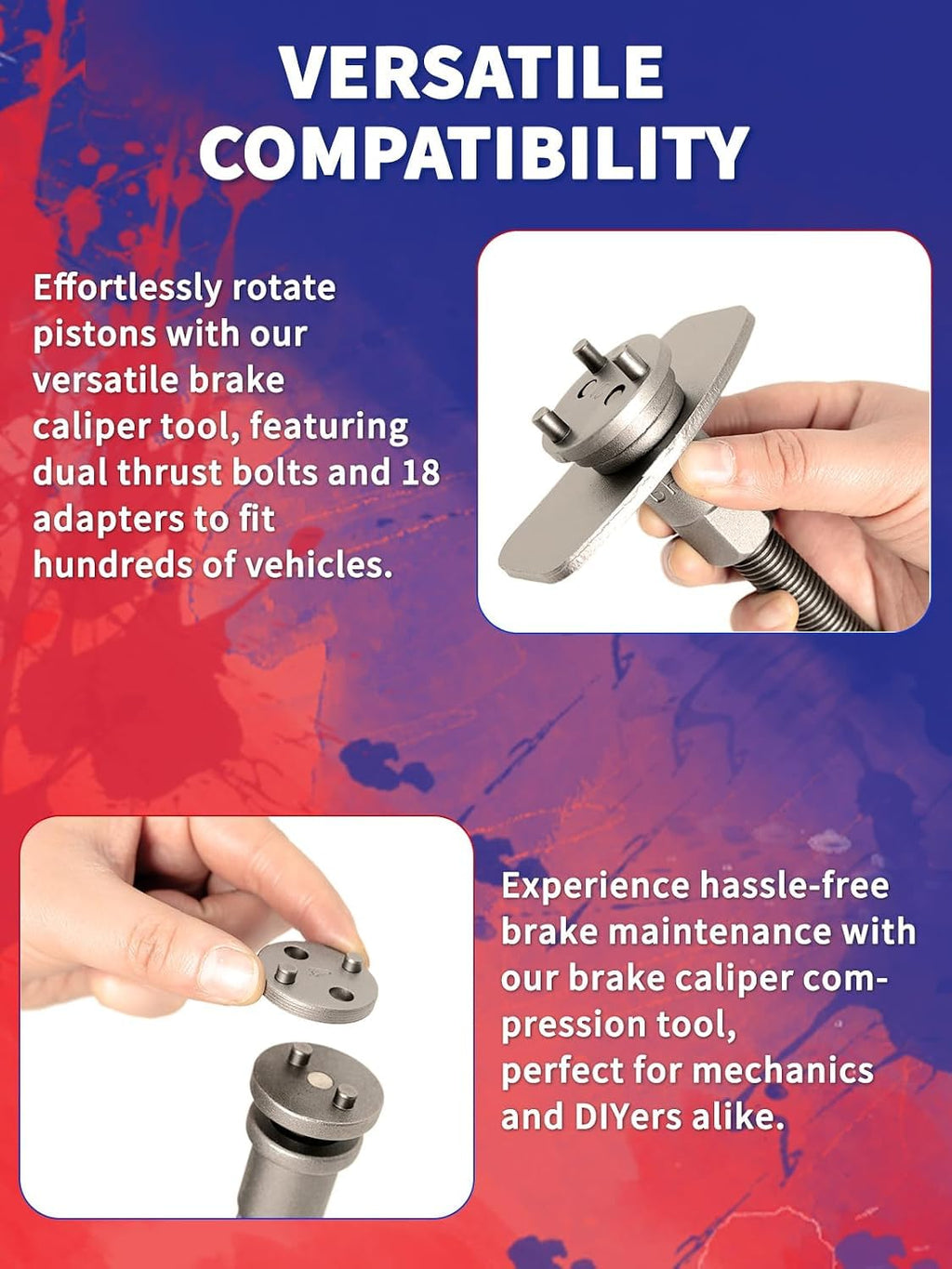 Heavy Duty Disc Brake Caliper Compression Tool L597