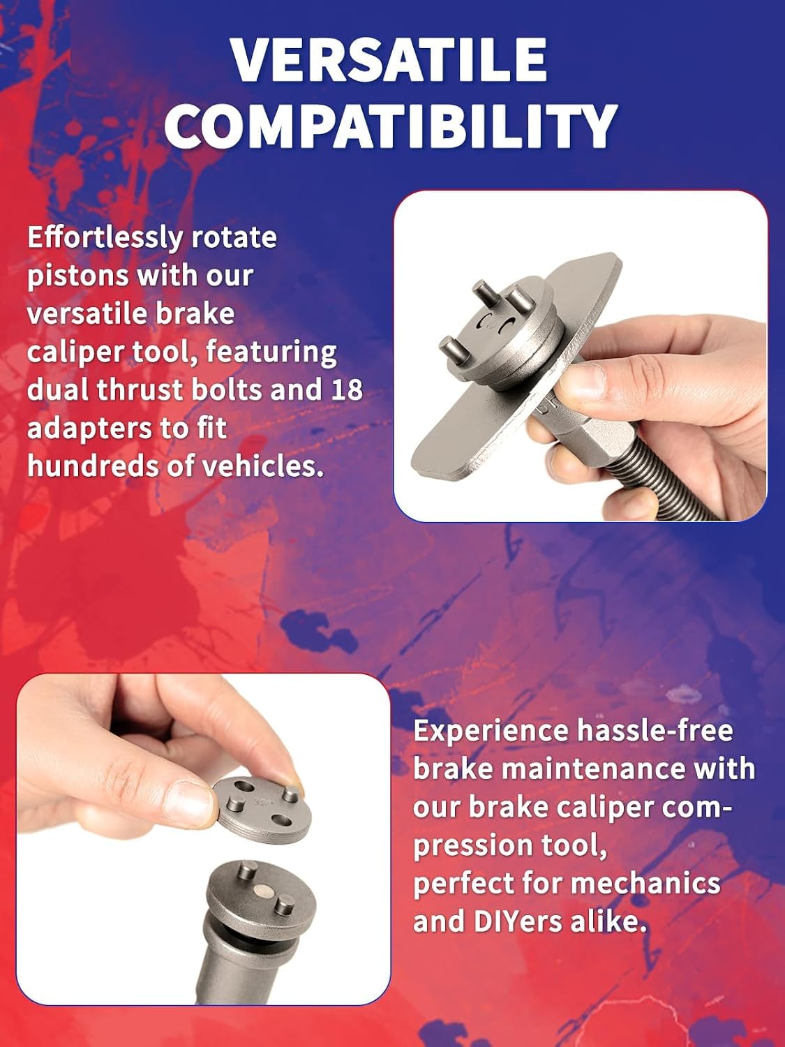 Heavy Duty Disc Brake Caliper Compression Tool L597