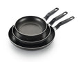 Nonstick Fry Pan Set 3 Piece, 8, 9.5, & 12 Inch, Dishwasher Safe, Black W321869