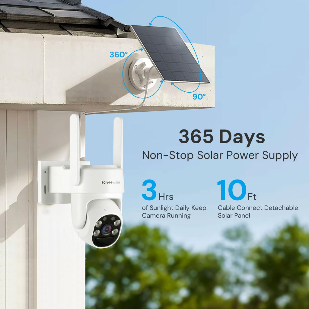 4MP Solar Wireless Security Cameras C4581
