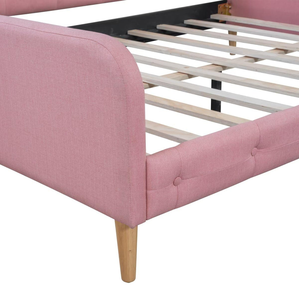 Pink Twin Size Upholstered Daybed C589952