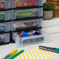 2 Pack 4 Drawer Plastic Storage Organizer D682