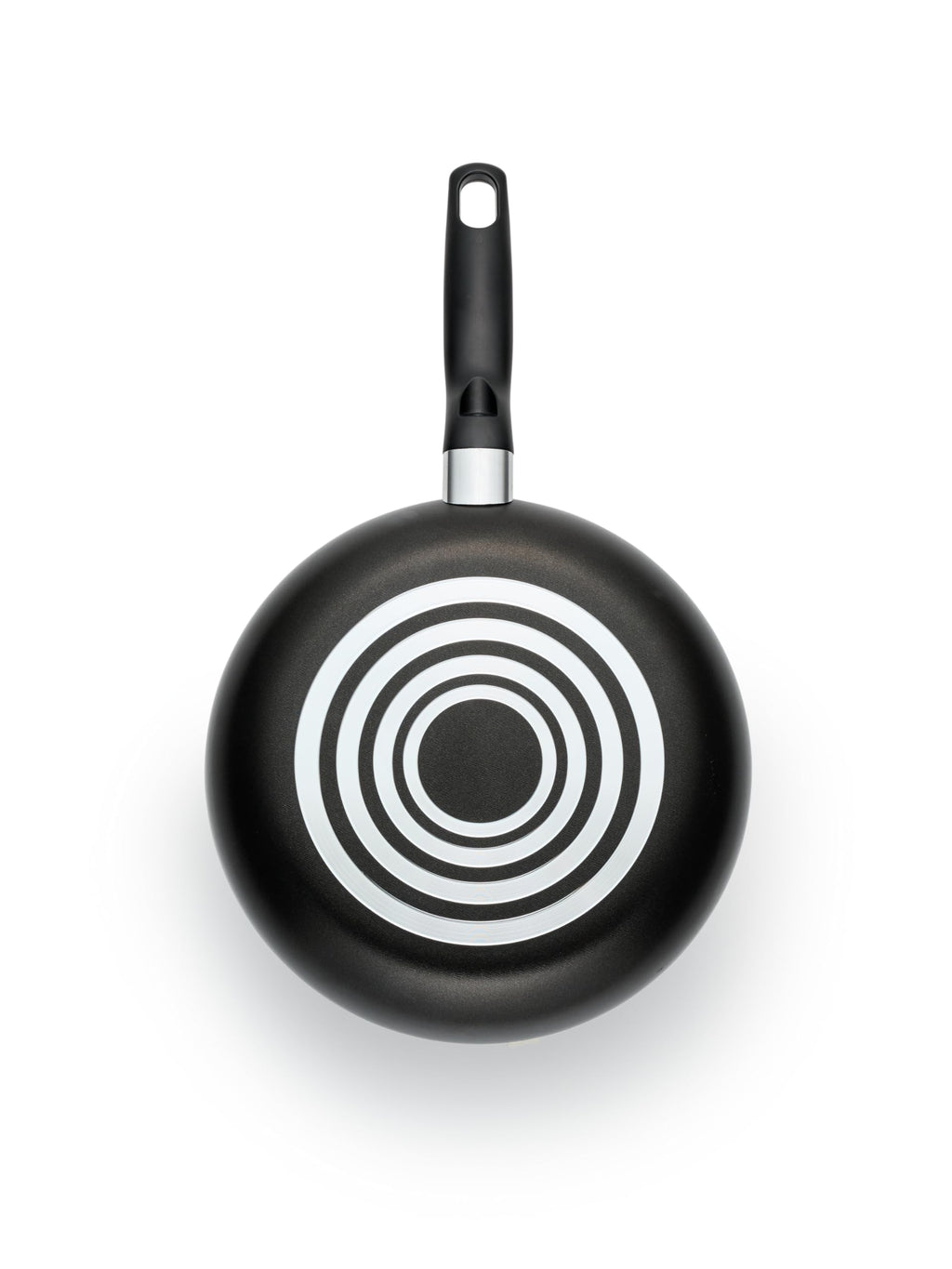 Nonstick Fry Pan Set 3 Piece, 8, 9.5, & 12 Inch, Dishwasher Safe, Black W321869
