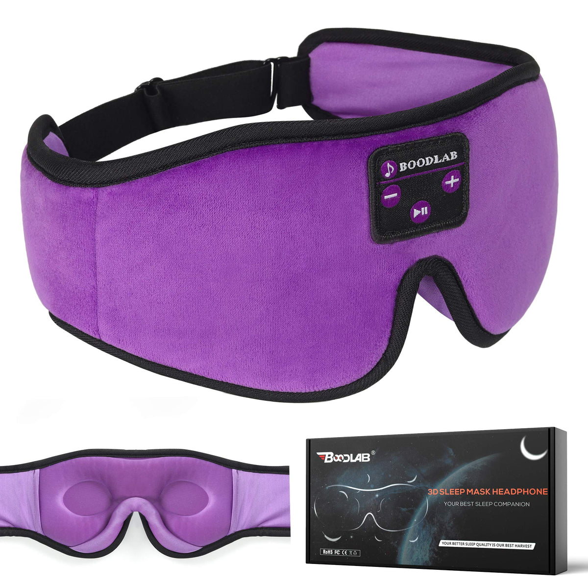 Sleep Mask with Bluetooth Headphones K2385