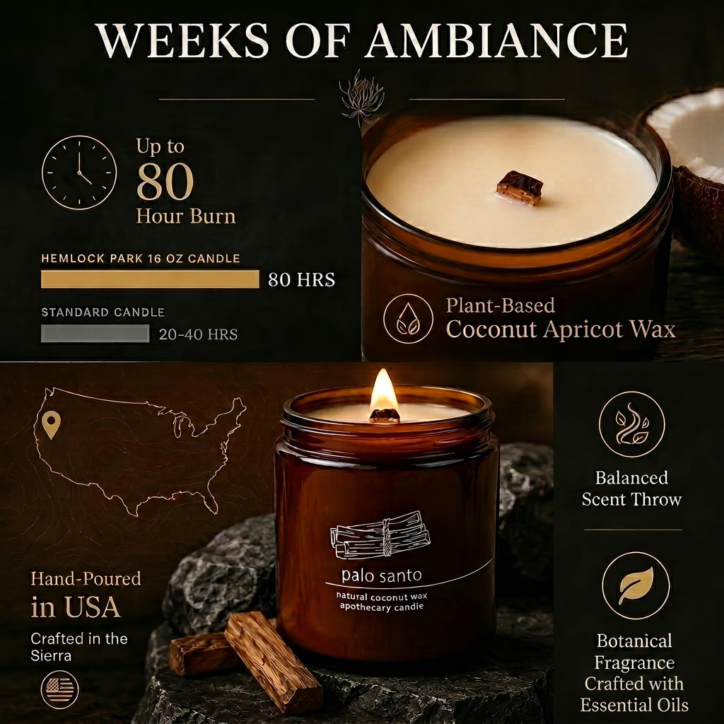 16 oz Wood Wick Candle M68292
