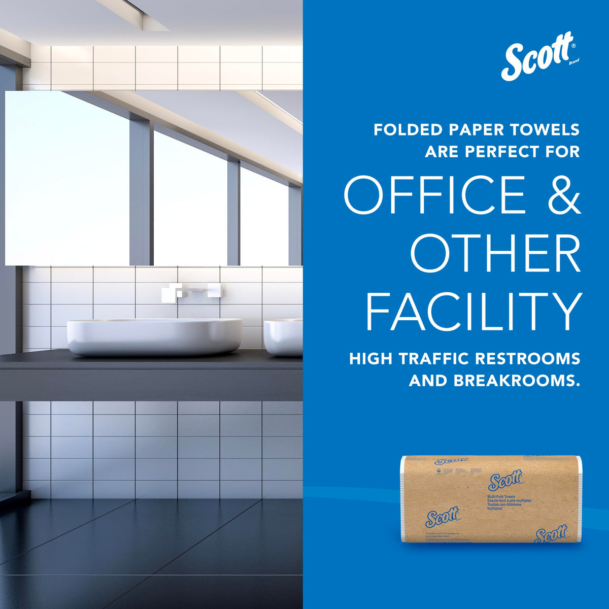 Multifold Paper Towels, 16 x 250 Sheets V778747