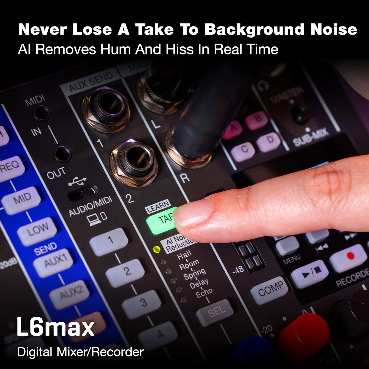 LiveTrak L6max Mixer/Recorder H860557