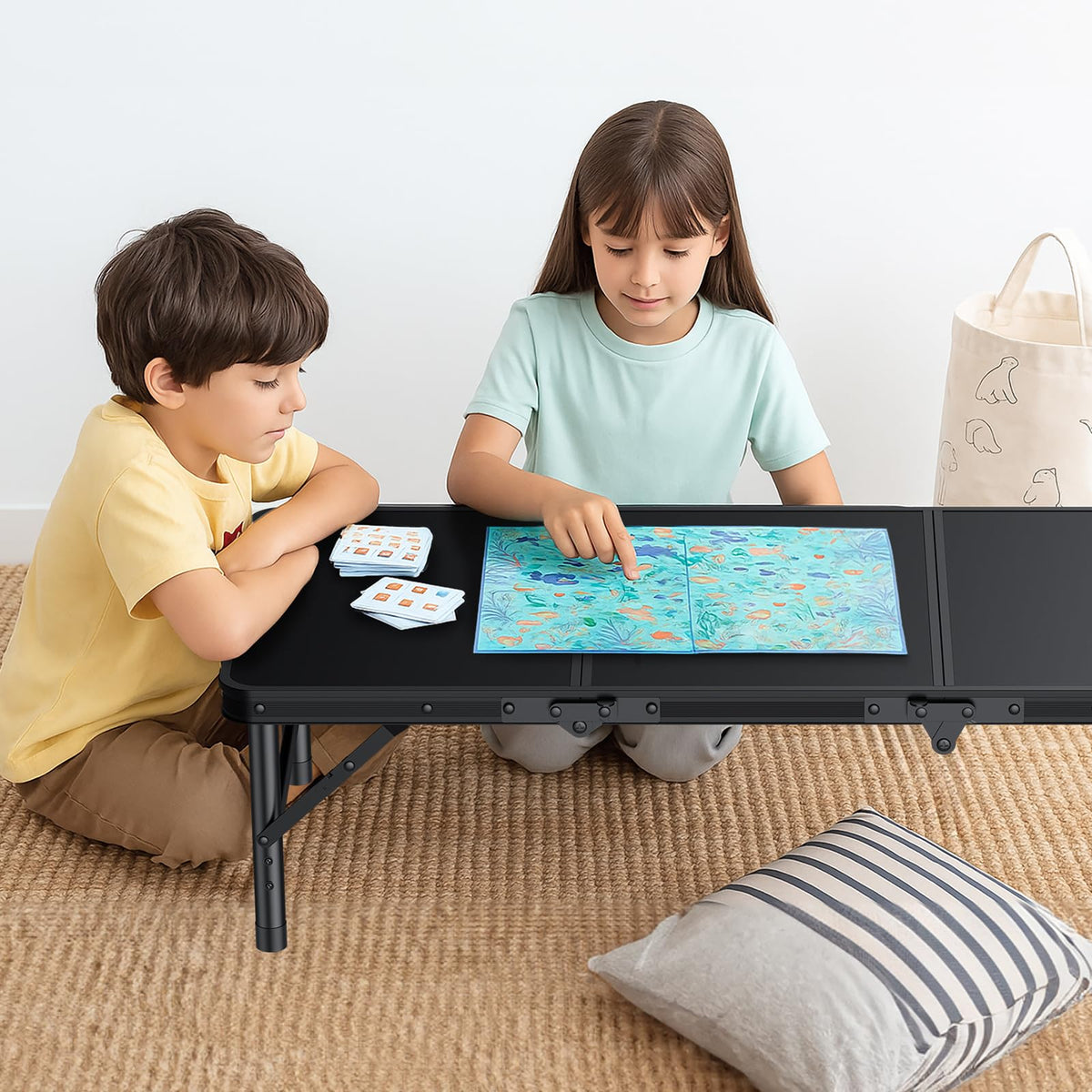 Folding Camping Table 3 Adjustable Height F38941