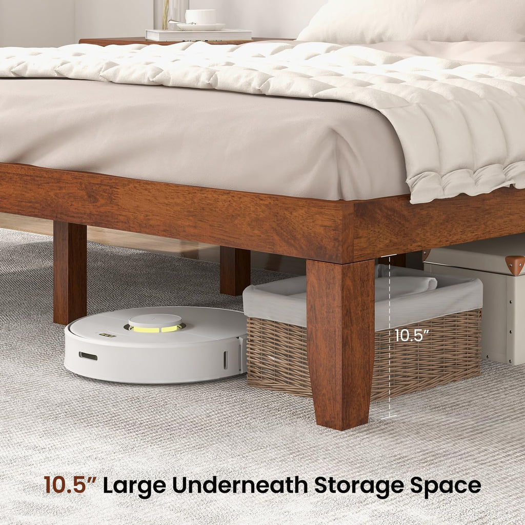 14 Inches Wood Platform Bed Frame King Size L632