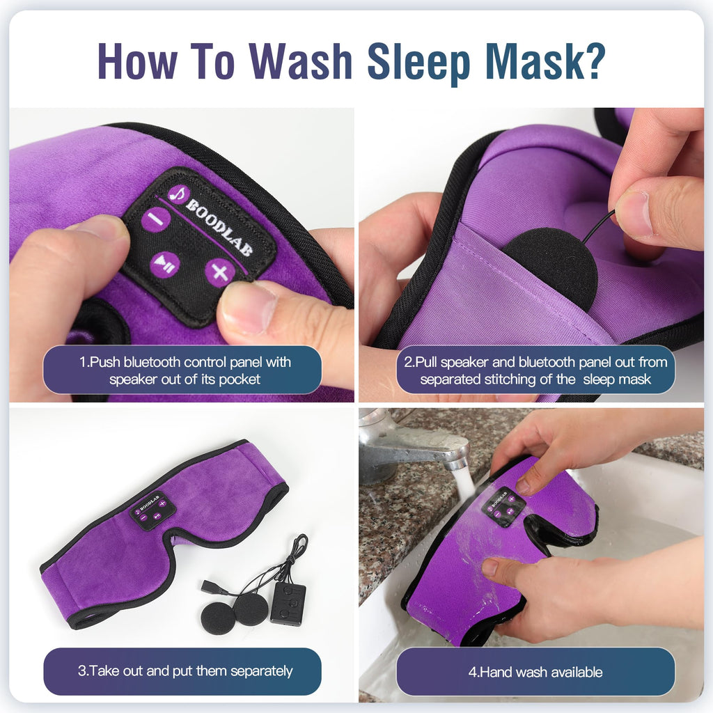 Sleep Mask with Bluetooth Headphones K2385
