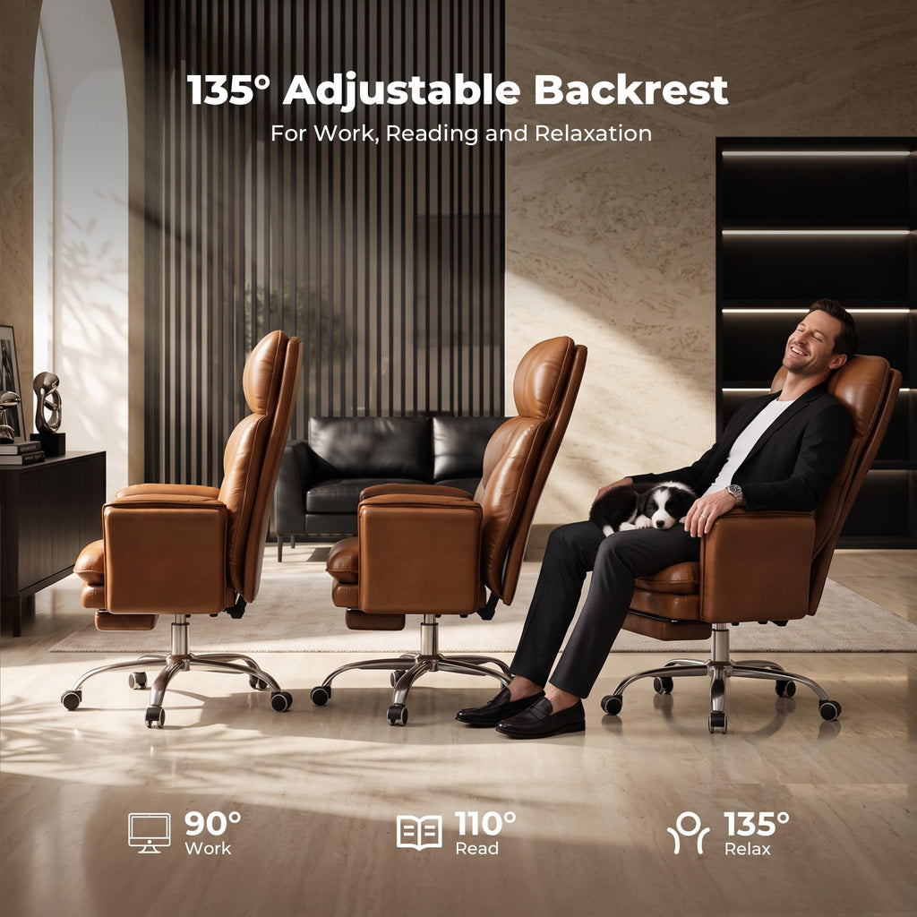 Big and Tall Office Chair with Flip Armrests Y3203