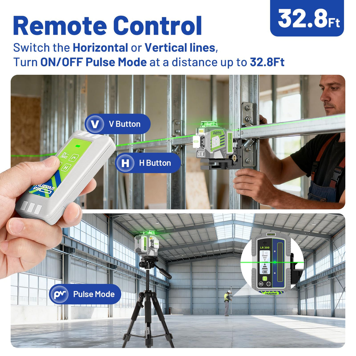 360 Self Leveling Green Laser Level with Tripod A564830
