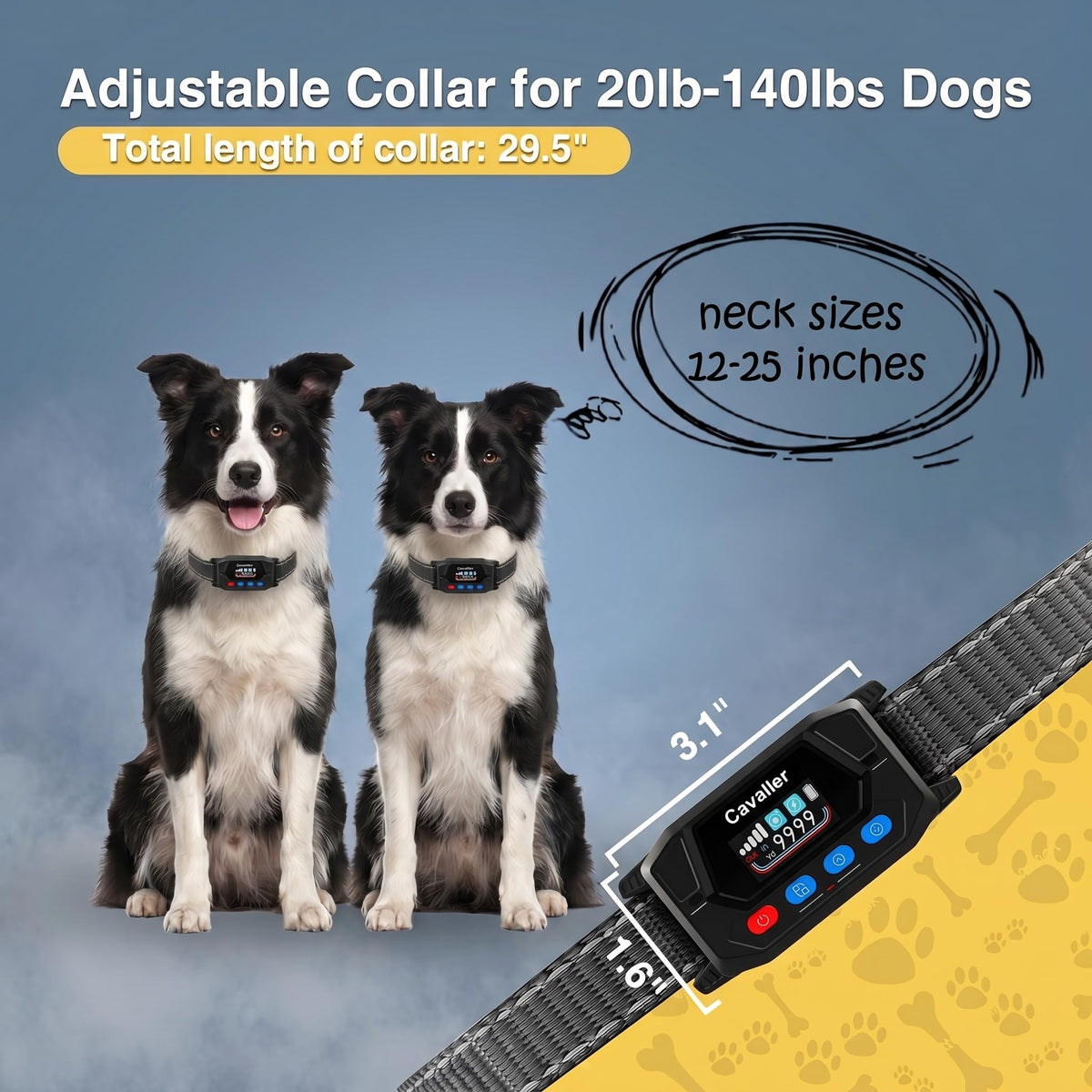 GPS Wireless Dog Fence System with 2 Collar X75861
