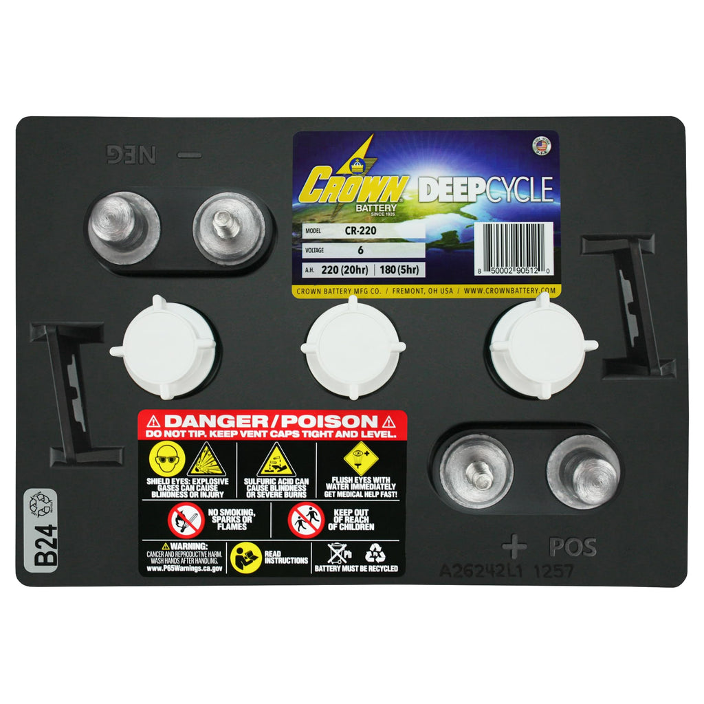 6V 220 AH Battery X4 Y7305