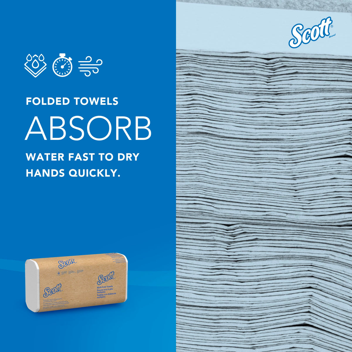 Multifold Paper Towels, 16 x 250 Sheets V778747