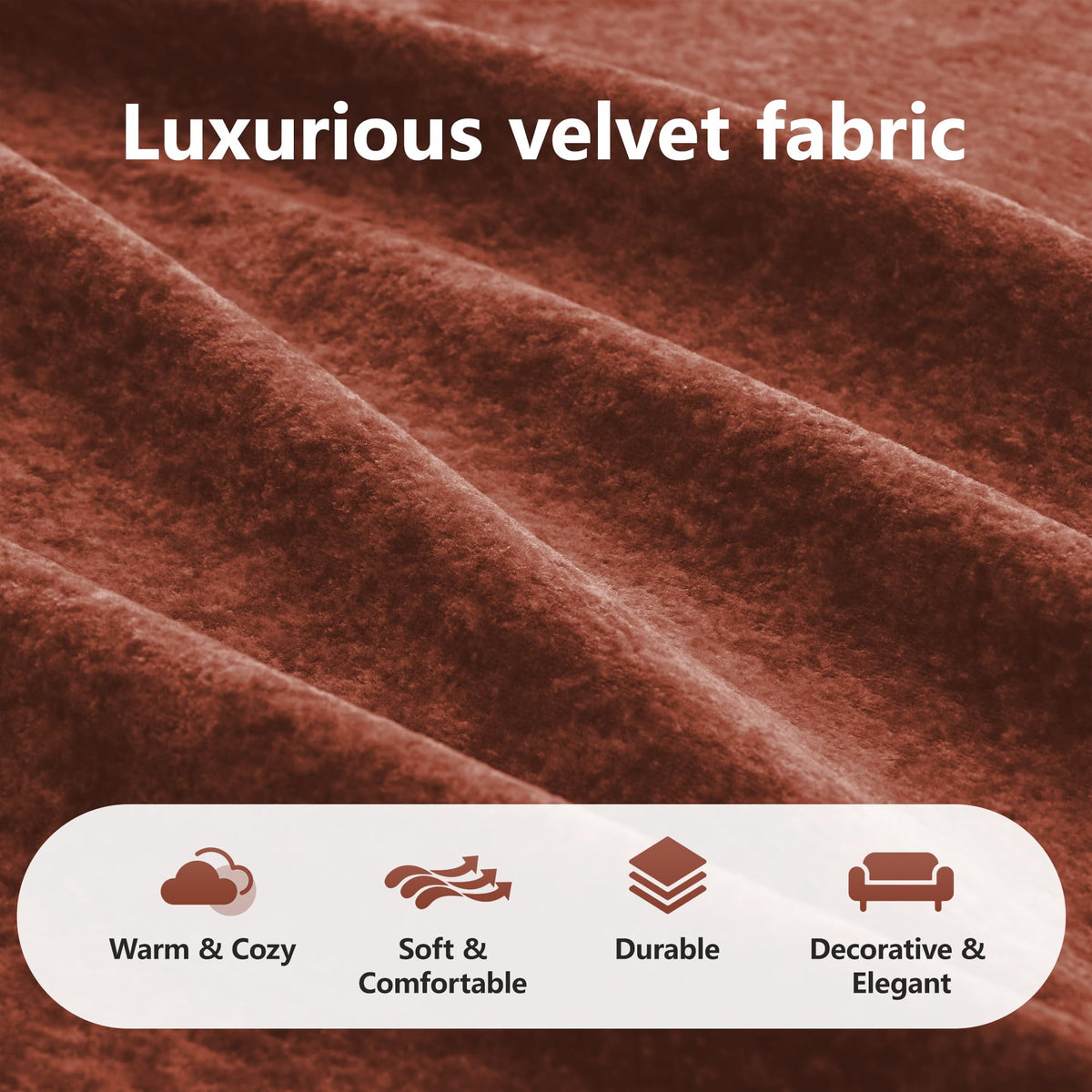 L-Shaped Velvet Sofa with Ottoman K83716