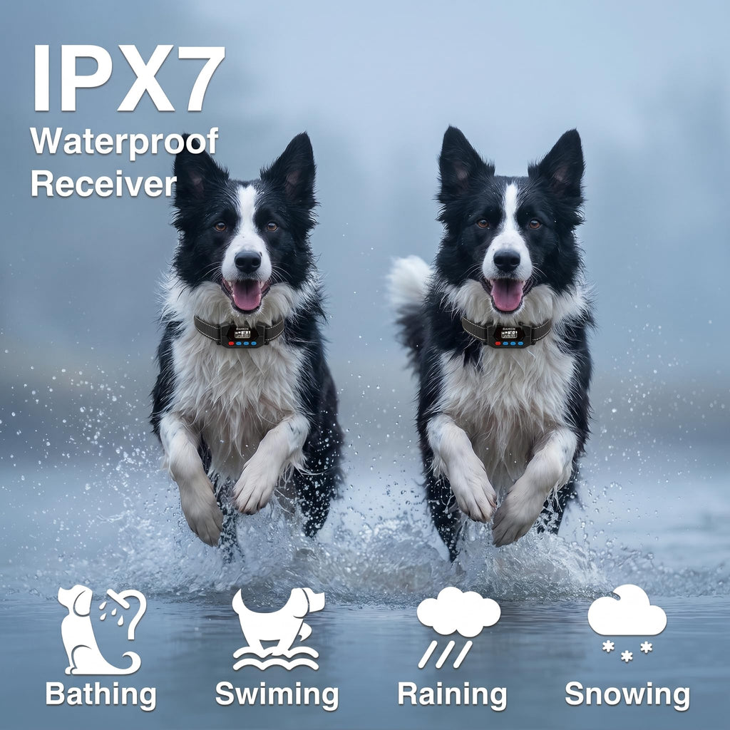 GPS Wireless Dog Fence System with 2 Collar X75861
