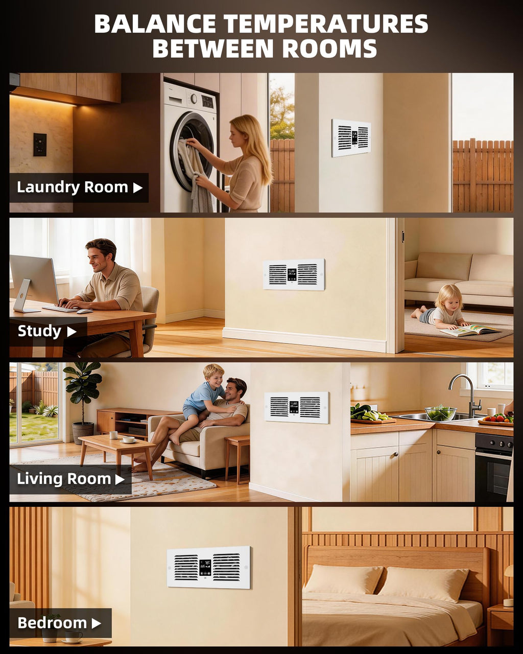 Reversible Room to Room Fan X14265