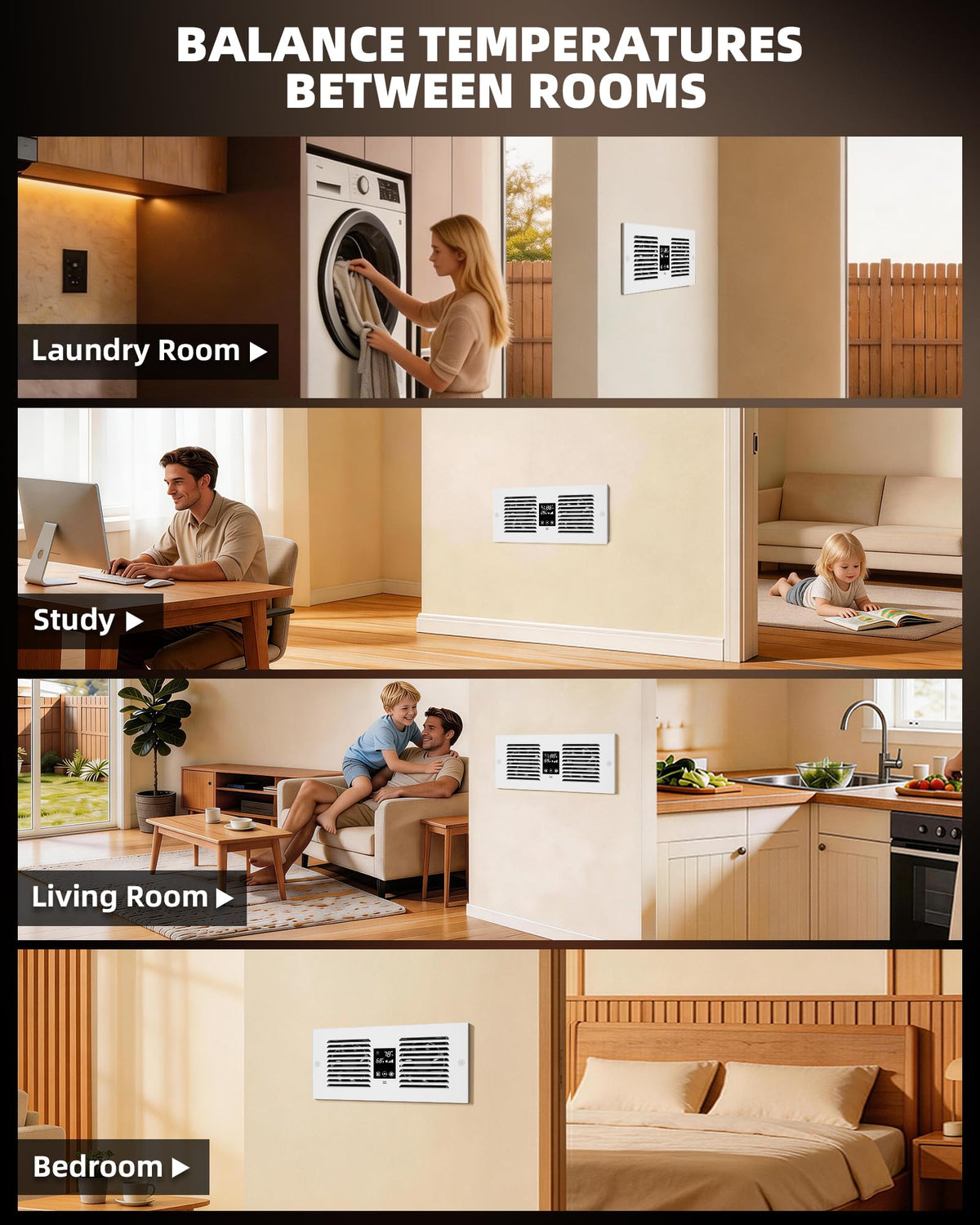 Reversible Room to Room Fan X14265