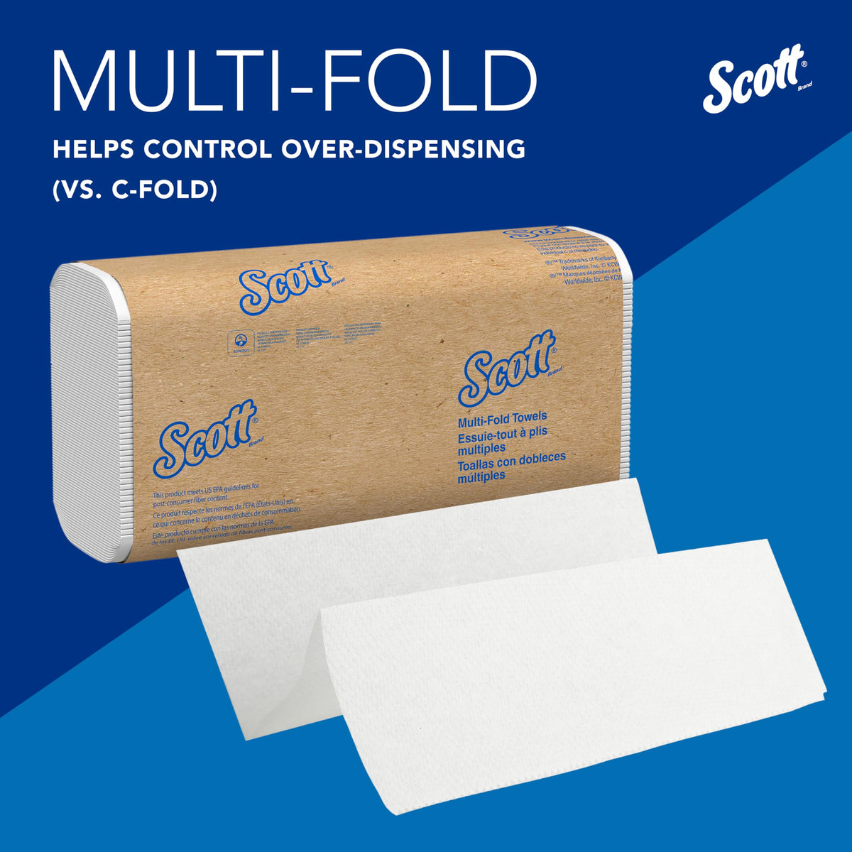 Multifold Paper Towels, 16 x 250 Sheets V778747