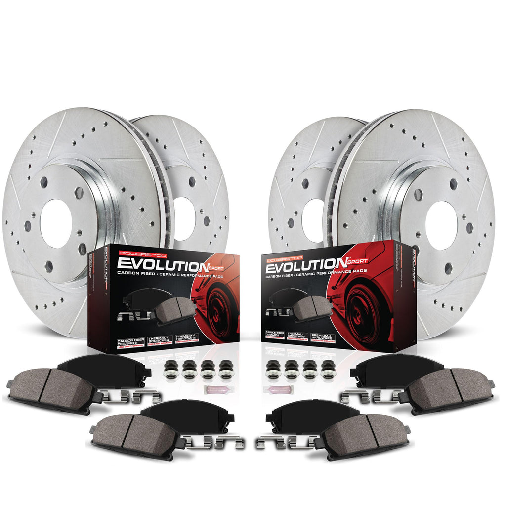 Brake Pad & Rotor Kit Front & Rear W934050