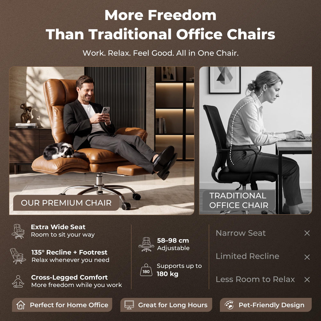 Big and Tall Office Chair with Flip Armrests Y3203