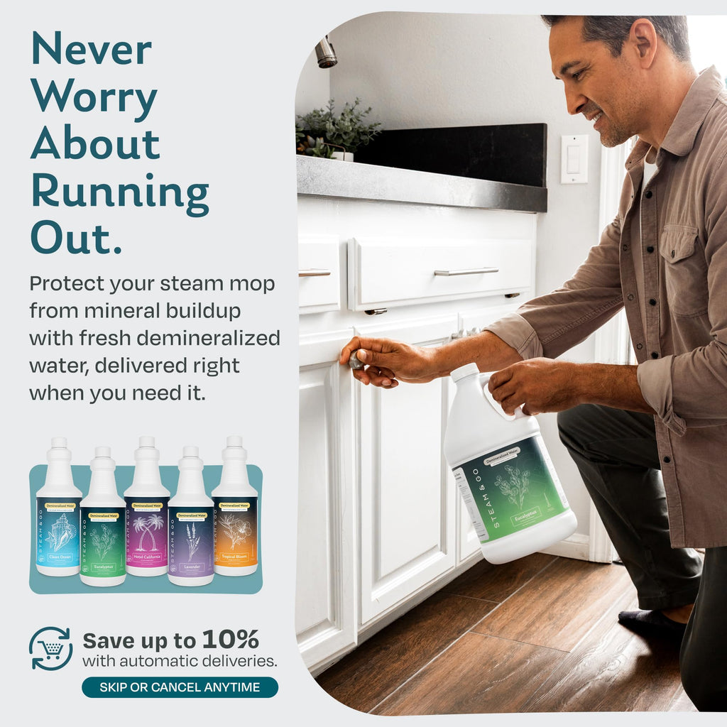 Demineralized Water for Steam Mop, 32 Ounces B79701
