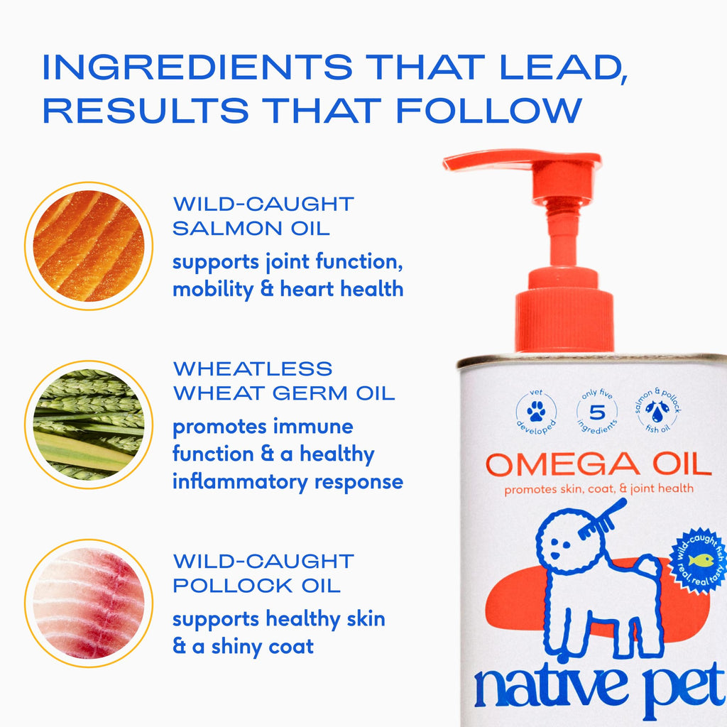 Omega 3 Fish Oil for Dogs & Cats 8oz P966