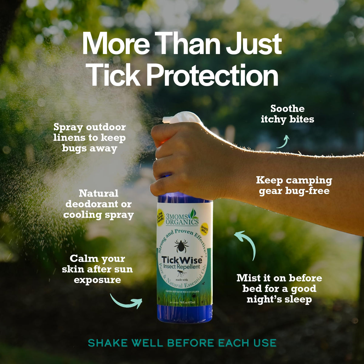 8oz DEET-Free Tick and Insect Repellent G4746