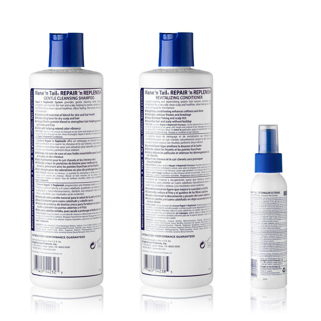 Sulfate-Free Shampoo & Conditioner with Detangler K8044