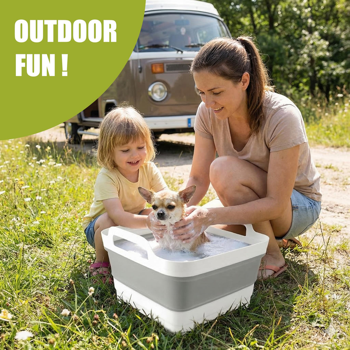 9L Collapsible Small Puppy Kitten Bath Tub H508
