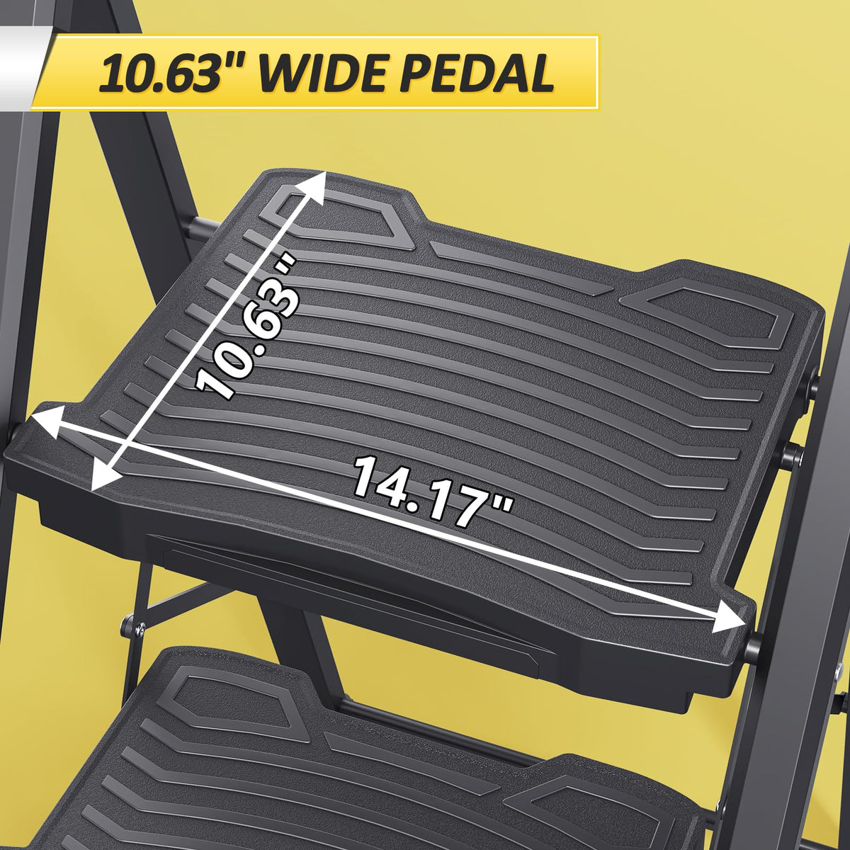 4 Step Folding Step Ladder with Handrails T930684