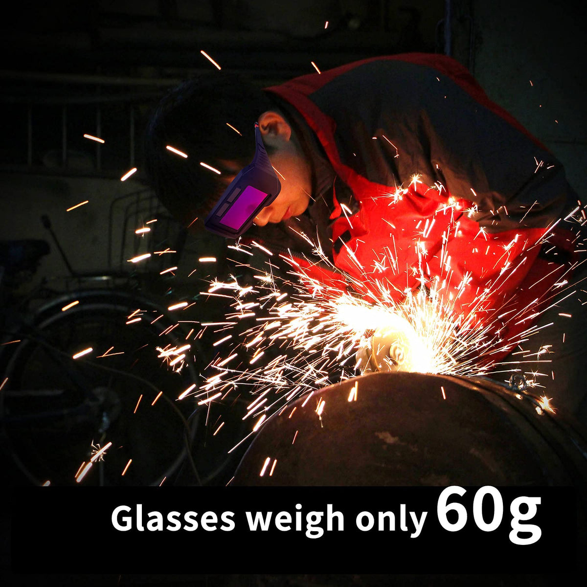 Auto-Darkening LCD Welding Glasses J6958