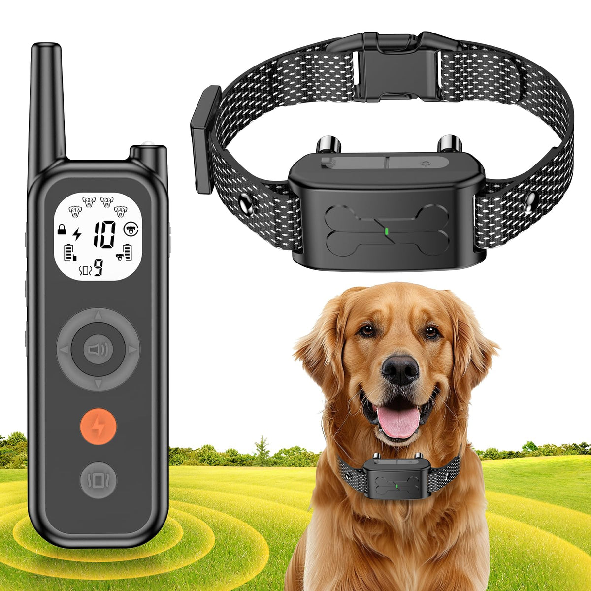 Wireless Dog Fence System with Remote Training Collar L24303
