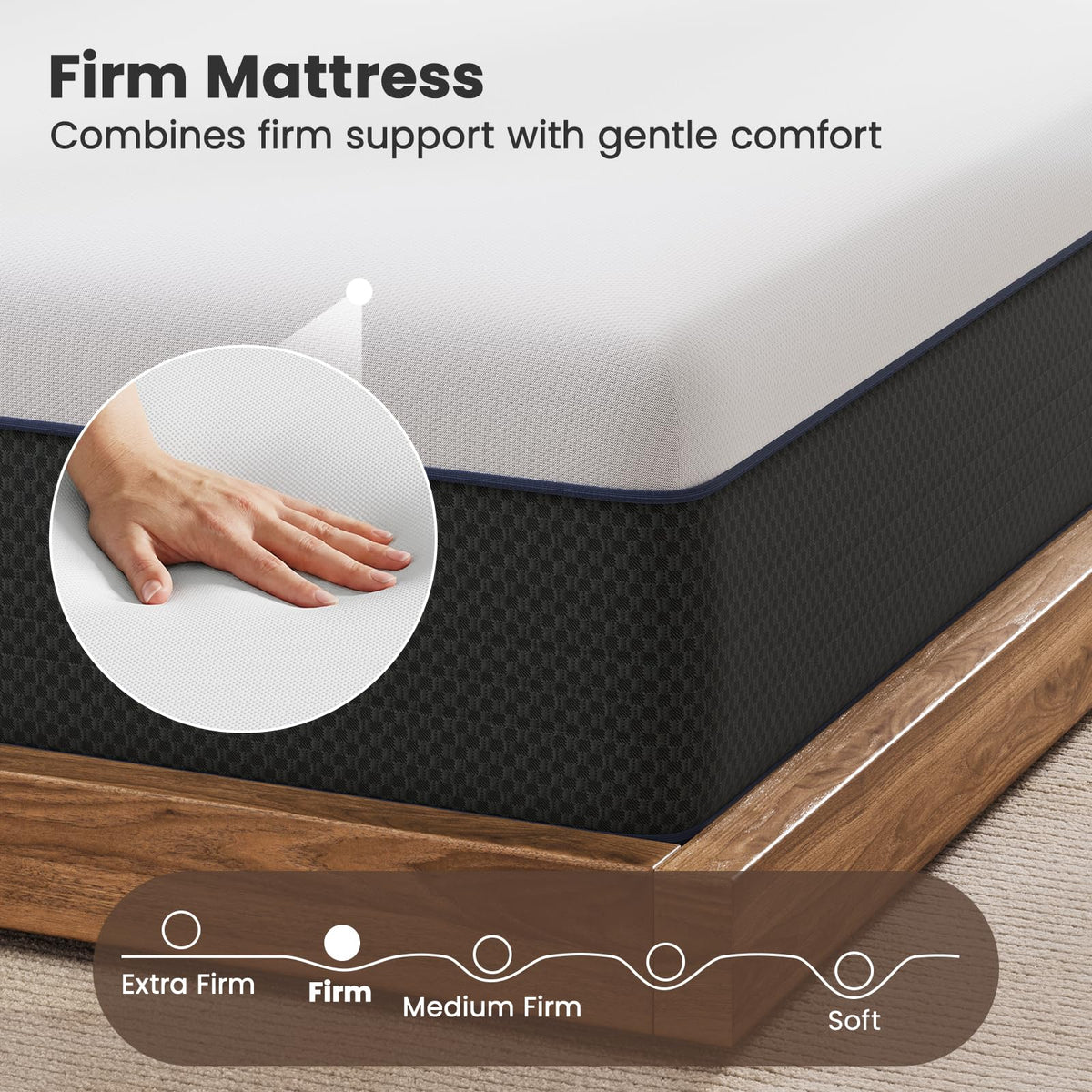 Twin Size 8 Inch Memory Foam Mattress A7608