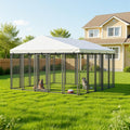 10x10 ft Heavy Duty Outdoor Dog Kennel K2649