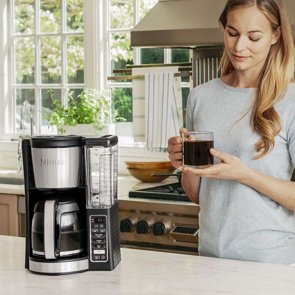 12-Cup Programmable Coffee Maker with 60 oz. Water Reservoir, Black/Stainless Steel V835987