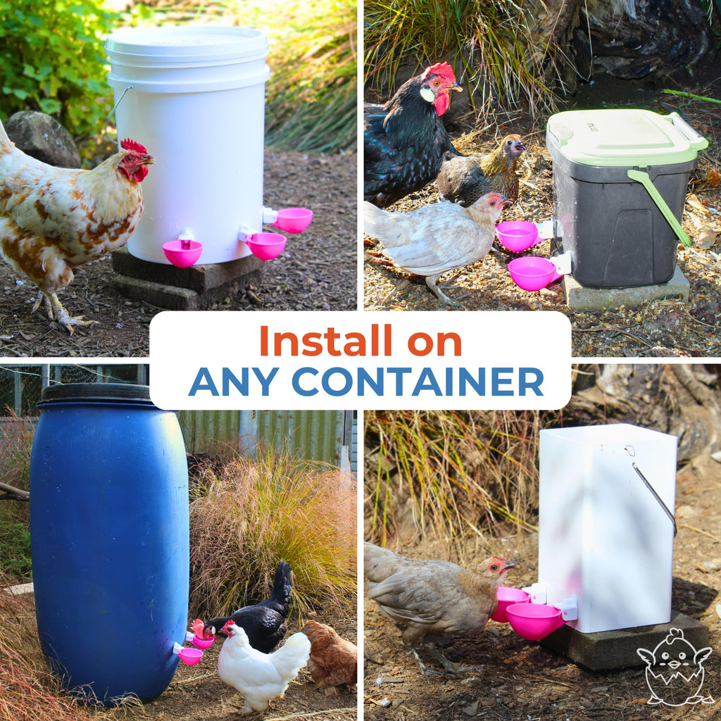 Automatic Chicken Waterer Cups 5 Pack Y79408