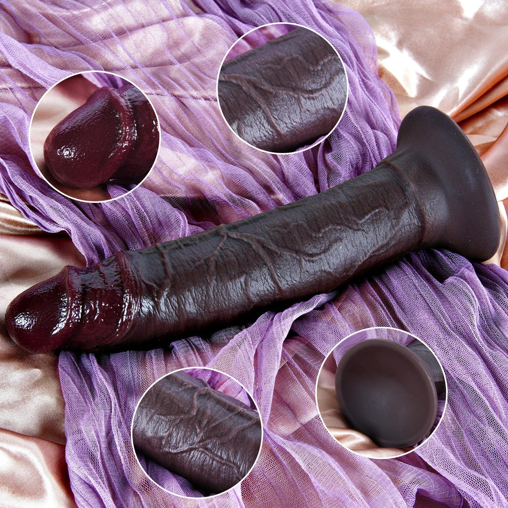 7 Inch Dual Density Silicone Dildo with Suction Cup O5525